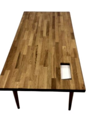 Meşe Çalışma Masası (Masif Panel)